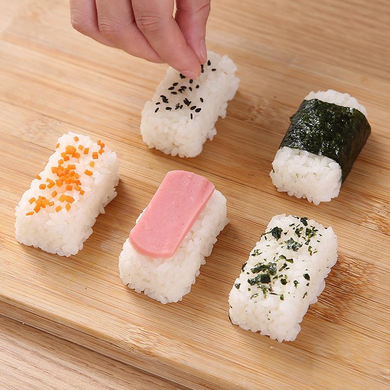 5 Rollen Sushi Maker Sushi Vorm Japan Nigiri Sushi Vorm Rijstbal Anti-aanbak Druk Opslagdoos Rijst Vorm Bento Gereedschap