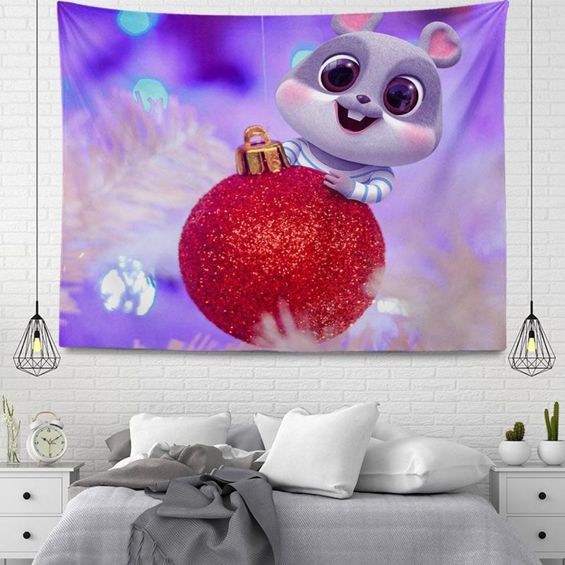 Weihnachtsserie zum Aufhängen, Stoffteppich