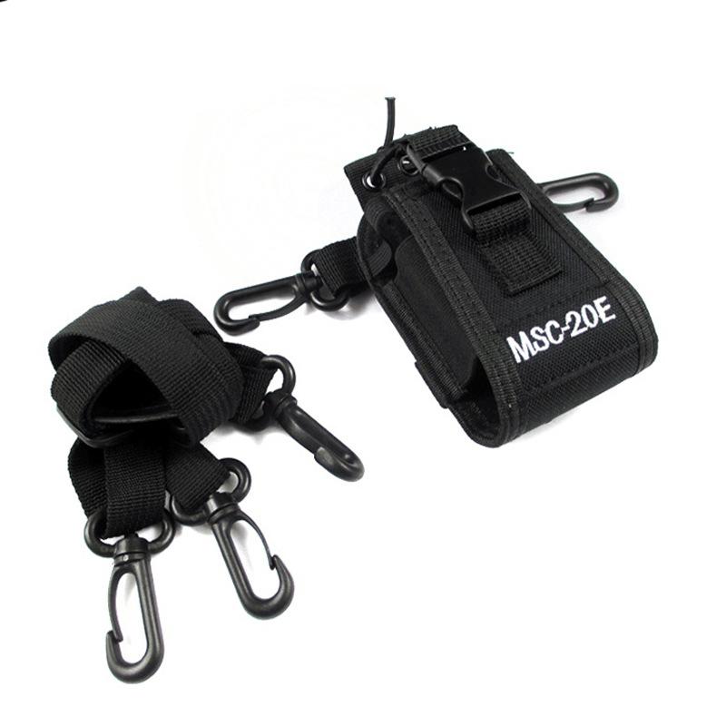 1 Set Waist Bag Holder Pocket Msc-20E Tactical Molle Radio Walkie Talkie Pouch Interphone Holster Carry Bag For Hunting Camp