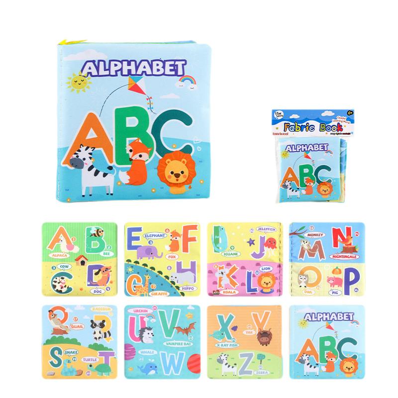 Baby Early Education Farm Animal Hand Book Tear-resistant Cognitive Baby Cloth Book