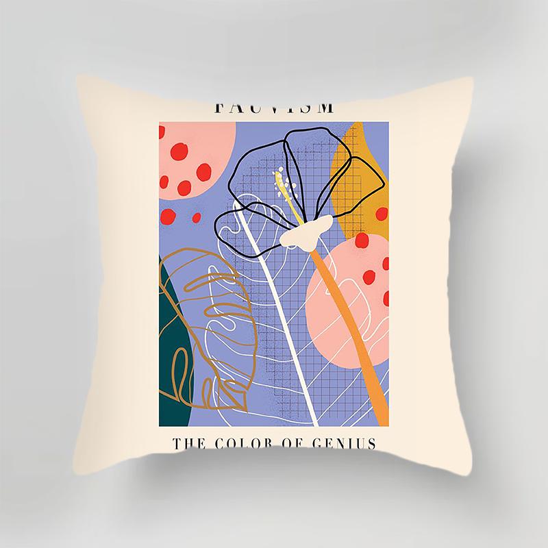 Nordic New Abstract Pillowcase Geometric Pattern Living Room Sofa Cushion Cover Home Decoration