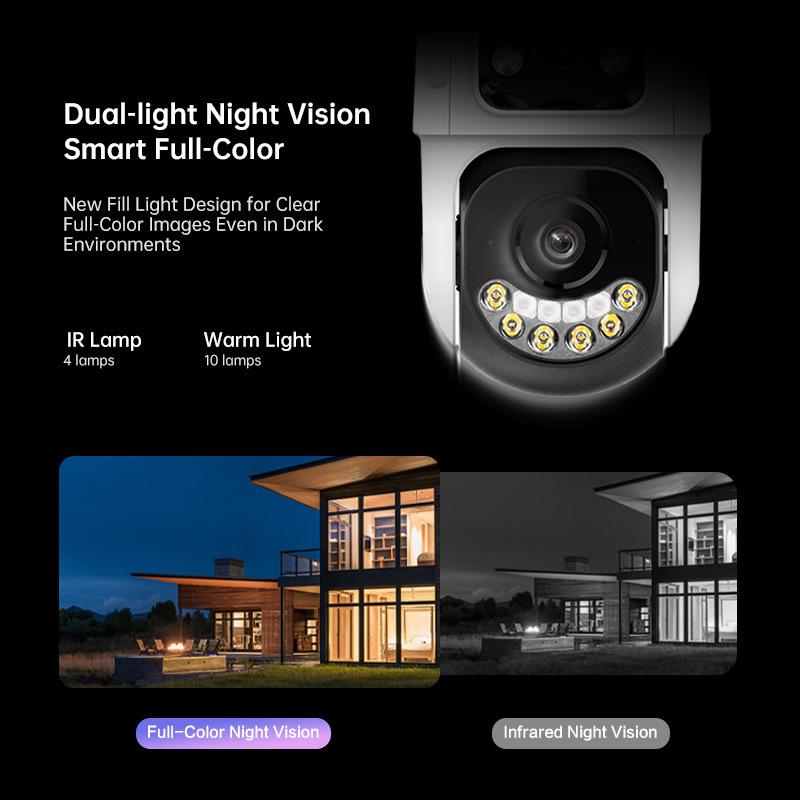 Super Look 5G Dual-Band WiFi Camera with HD Full Color Night Vision & Mobile Remote Outdoor Monitoring