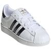Adidas Superstar 2 Cloud White Core Black Women Sneakers Gold-Metallic JS4010