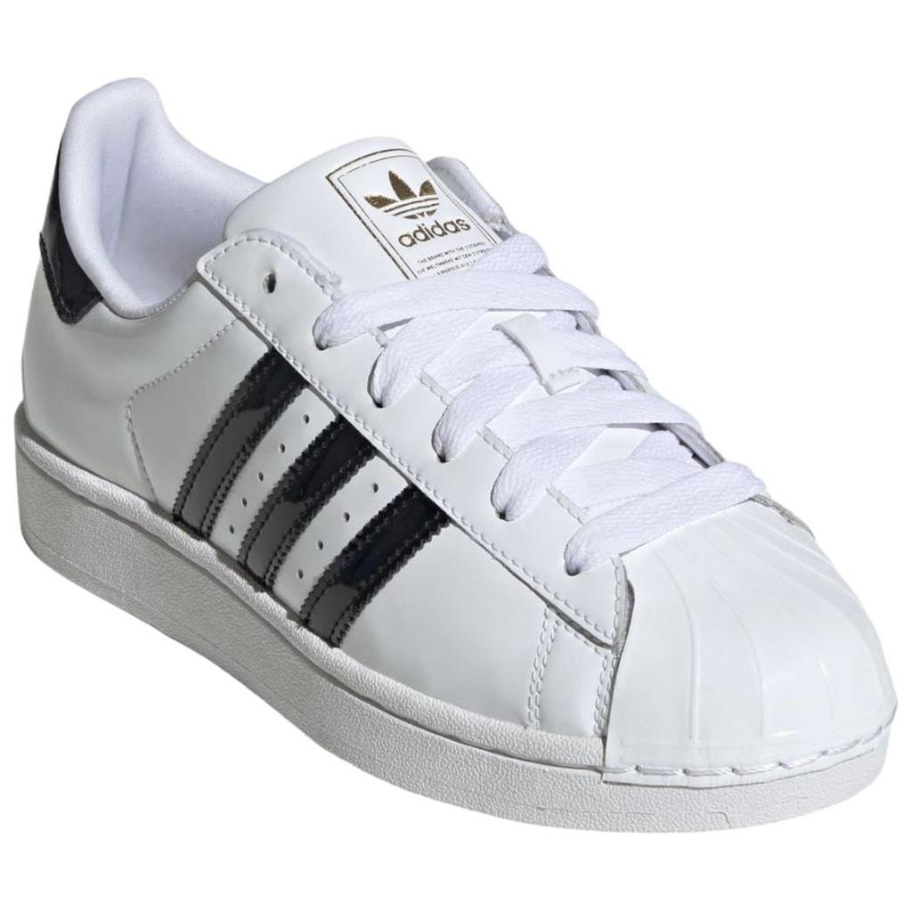 Adidas Superstar 2 Cloud White Core Black Women Sneakers Gold-Metallic JS4010
