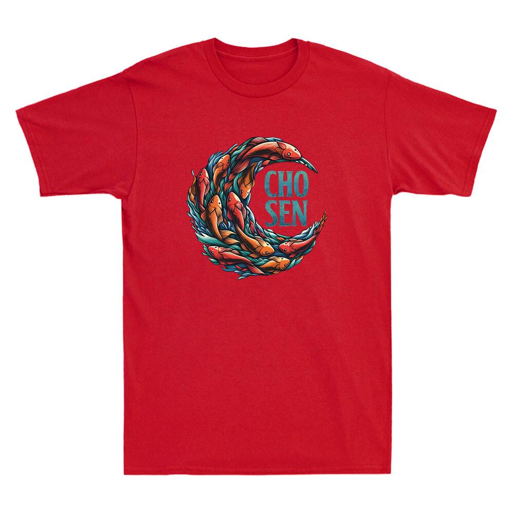 Chosen Fish Swim Against The Current Bible Christian Faith Vintage Unisexs Tshirt