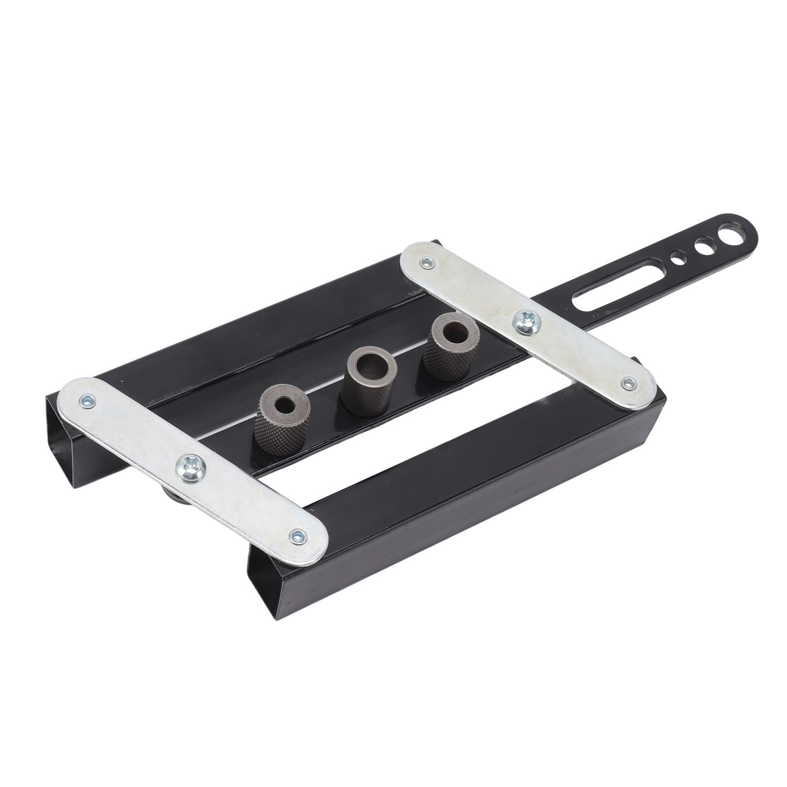 

Локатор отверстий Самоцентрирующийся дюбельный кондуктор Регулируемый шаблон направляющей для сверления Набор инструментов для DIY деревообработки