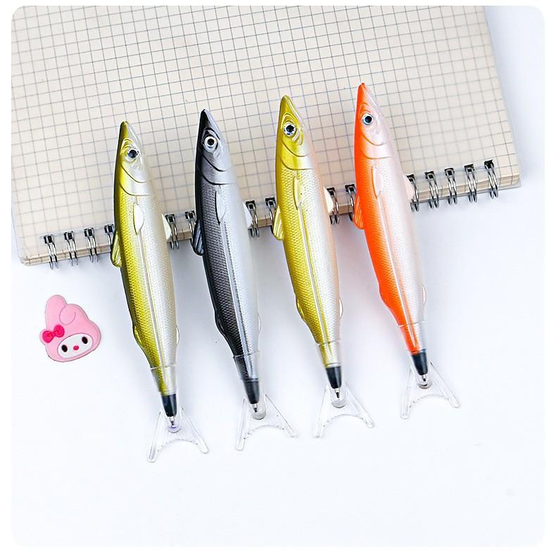 Creative Children's Gift: Fake Fish Salted Fish Ball Pen, Cute Cartoon Stress-Relief Atom Pen, School Supplies
