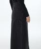 Musinsa Standard Woman Women'S Denim Carpenter Long Skirt [Washed Black]