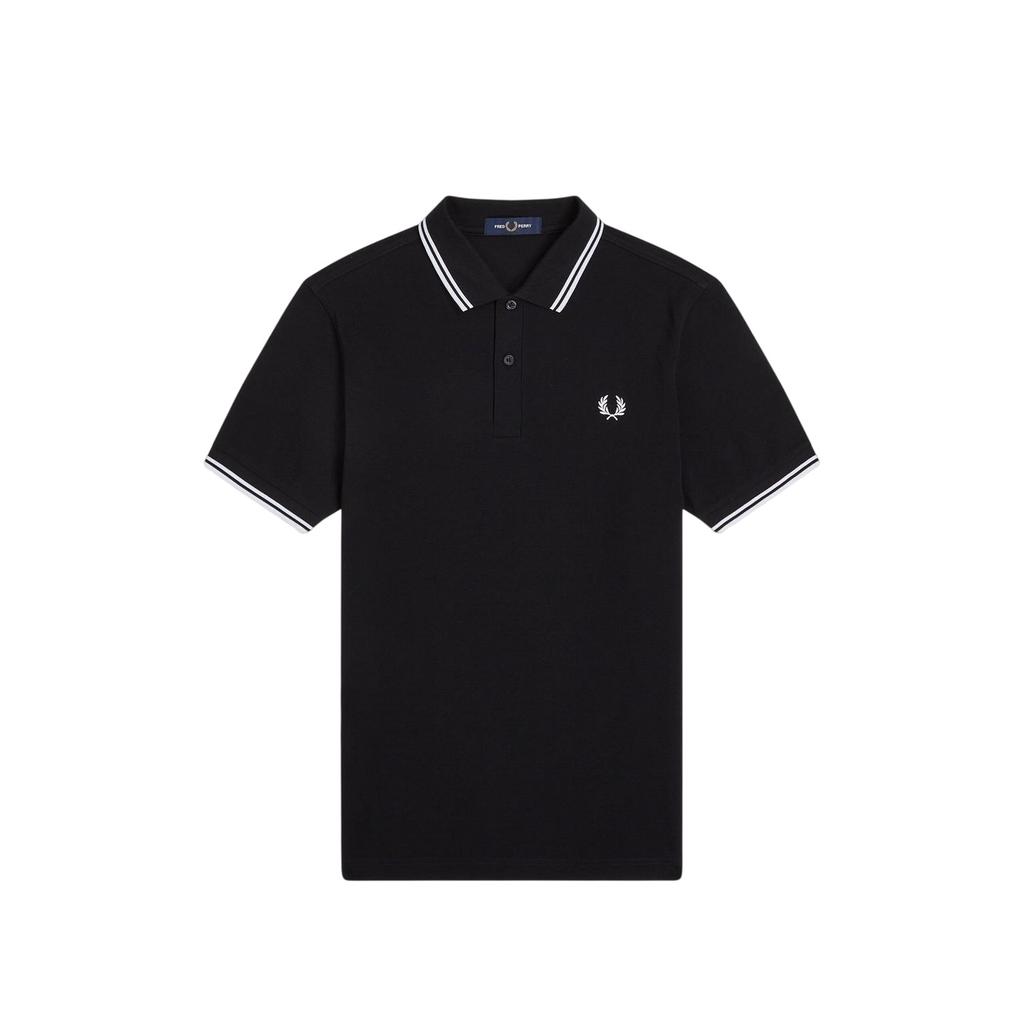 Fred Perry Mens Twin Tip Polo Shirt