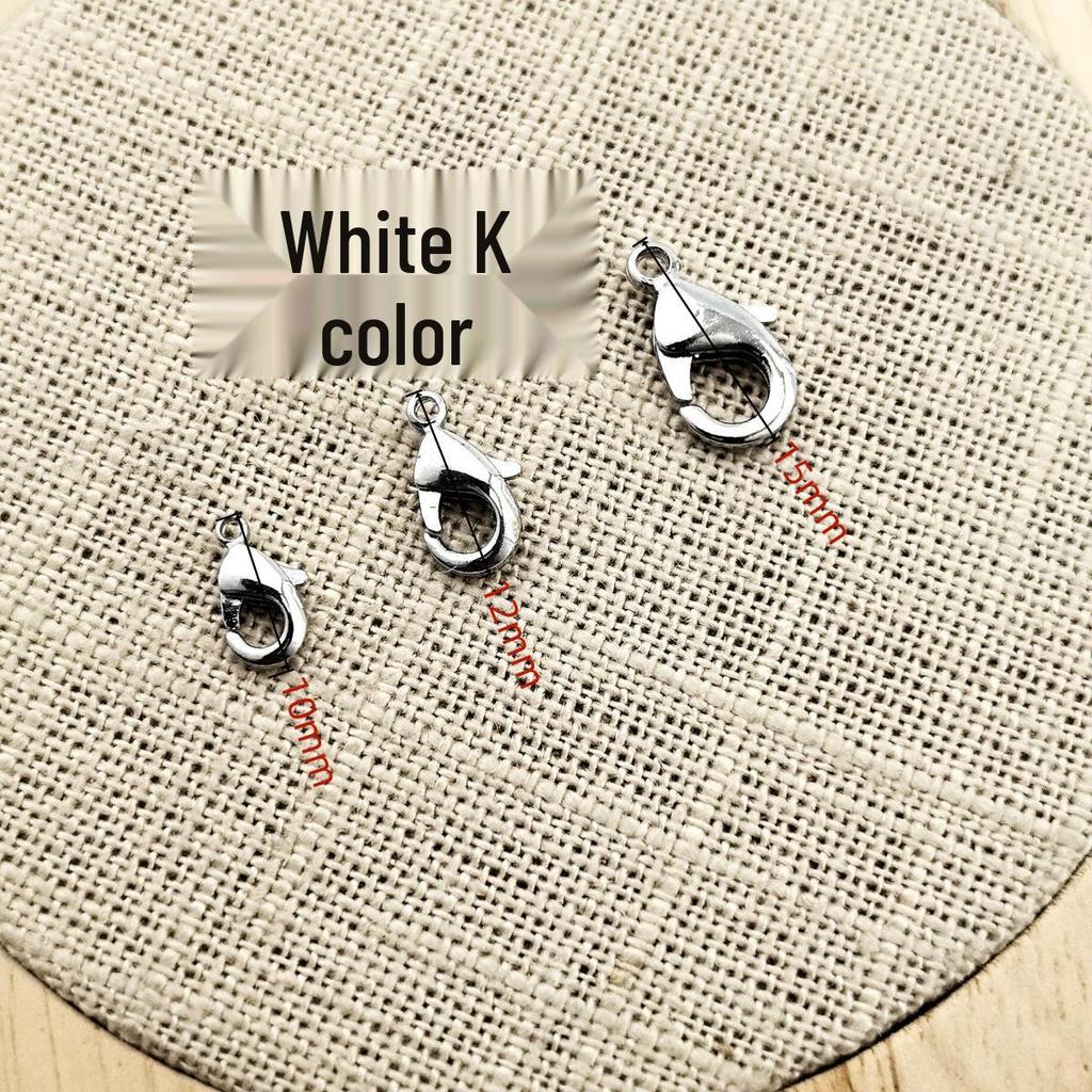 DIY Pure Copper Color-Preserving Necklace & Bracelet Lobster Clasp - Simple Fashion Jewelry Accessories
