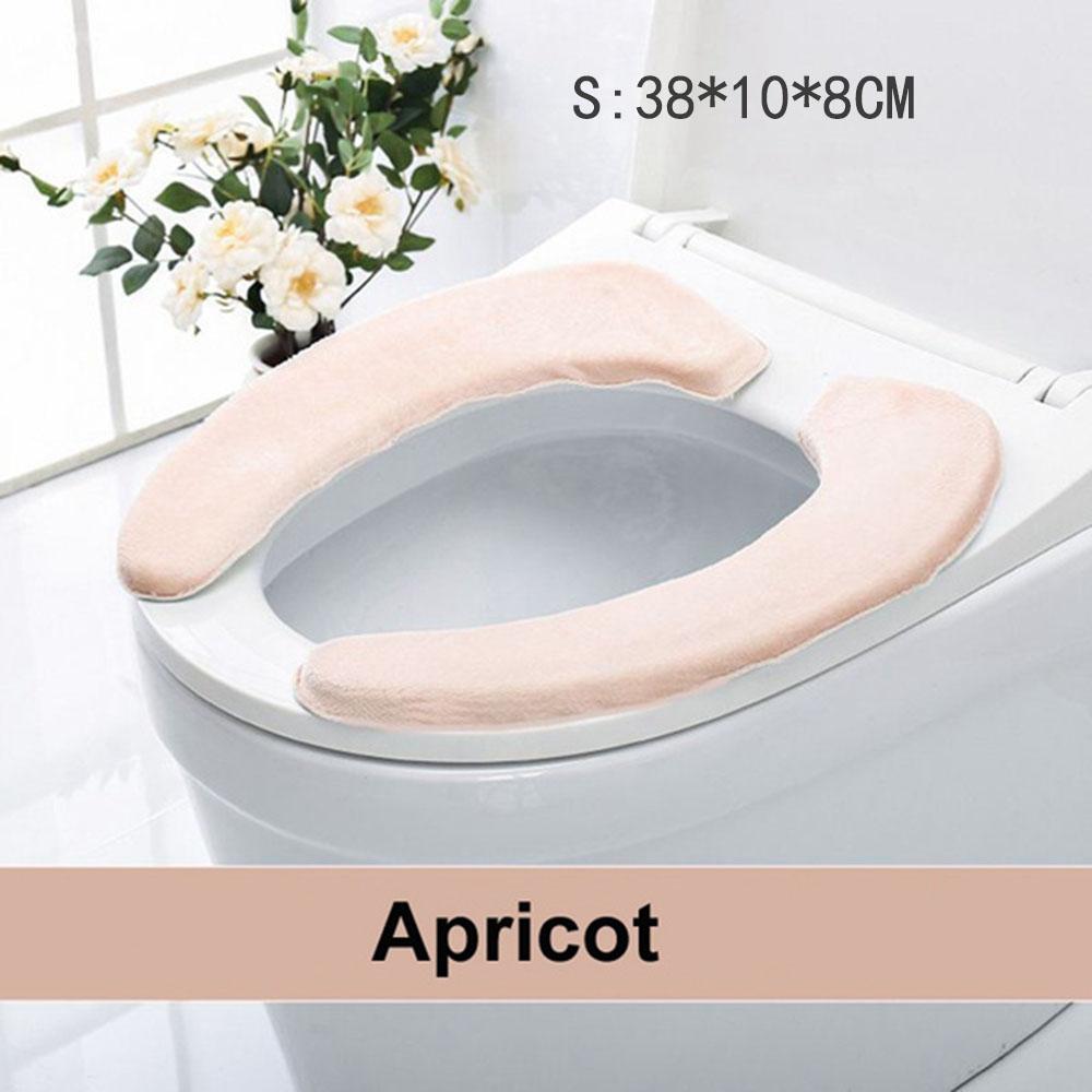 

Аксессуары Украшение дома Теплая накладка на крышку унитаза Чехол для сиденья Коврик для унитаза Накладка на крышку Чехол для сиденья унитаза apricot s