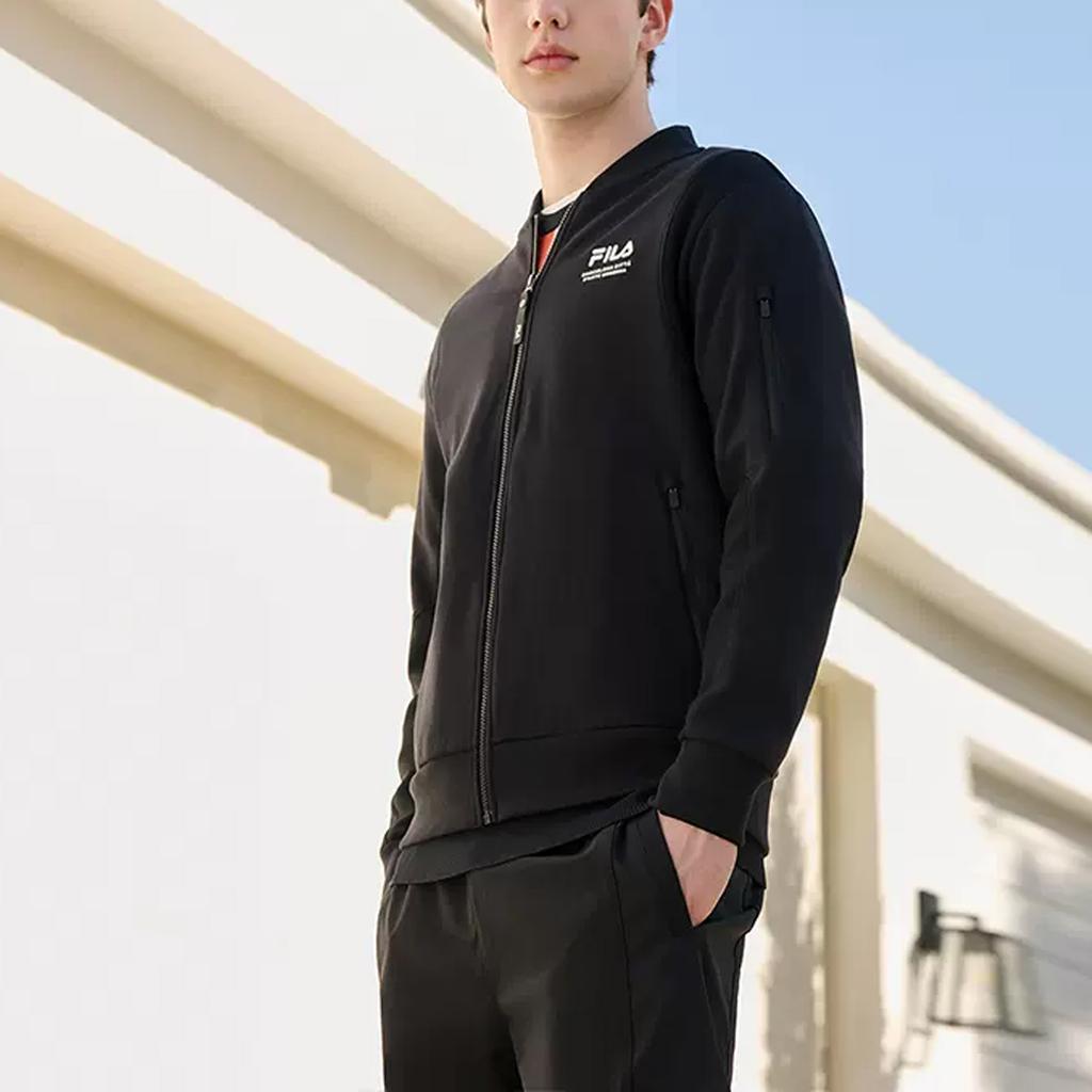 New FILA Jackets Men's Jet Black F11M319503F-BK