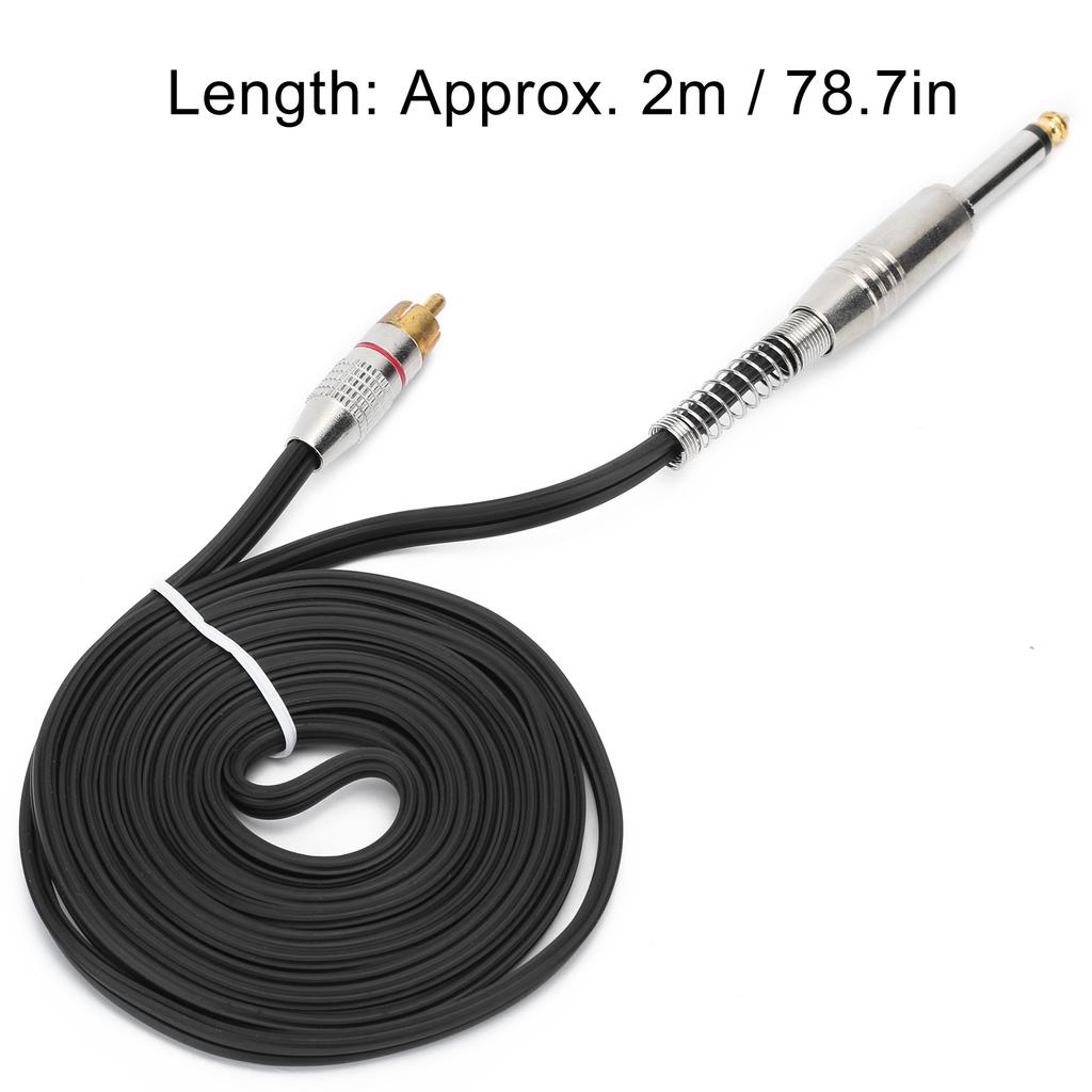 Tattoo Machine Clip Cord Silicone Tattoo Power Supply Hook Line RCA Plug Accessory