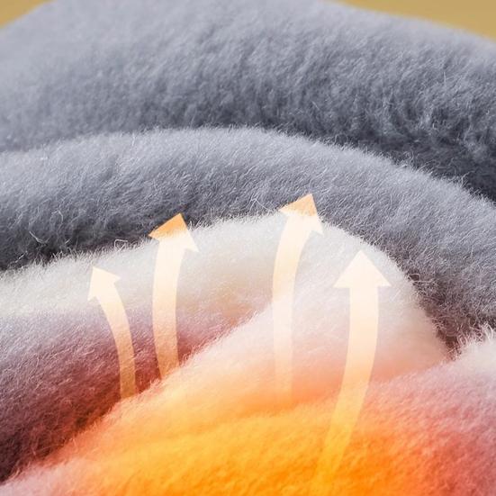 1 Pair Winter Shoe Insoles Moisture Absorbing Breathable Cushioned Memory Foam Insoles High Rebound Anti-Fatigue Thermal Insoles for Cold Weather