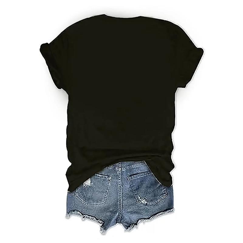 Europäische Größe Damen Leo-Print Schleife Grafik T-Shirt - Weißes Oberteil mit Rosa Akzenten, Alltagsmode T-Shirt, Trendiges Oberteil