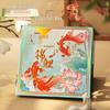 Chinese Style Koi Fish Metal Bookmark Gift Set - High-End Graduation Souvenir for Primary School Students