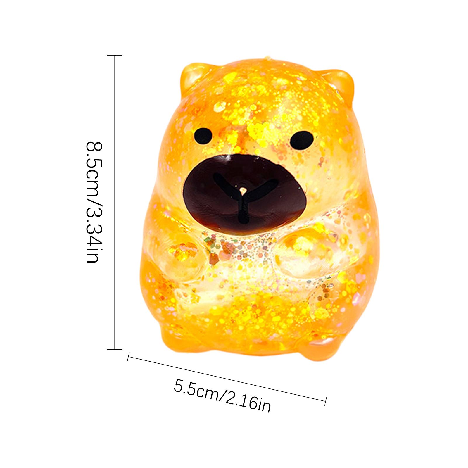 

Maltose Cube Stress Squeeze Toy D ecompression Small Ice Cubes Anti Stress Slow Rebound Polar Light Colorful Squeeze TPR Block помаранчевий