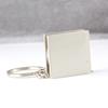 Double Scale Tape Measure Keychain Portable Mini Size Keyring Pull Ruler Widely Use Precise Telescopic Ruler Key Ring