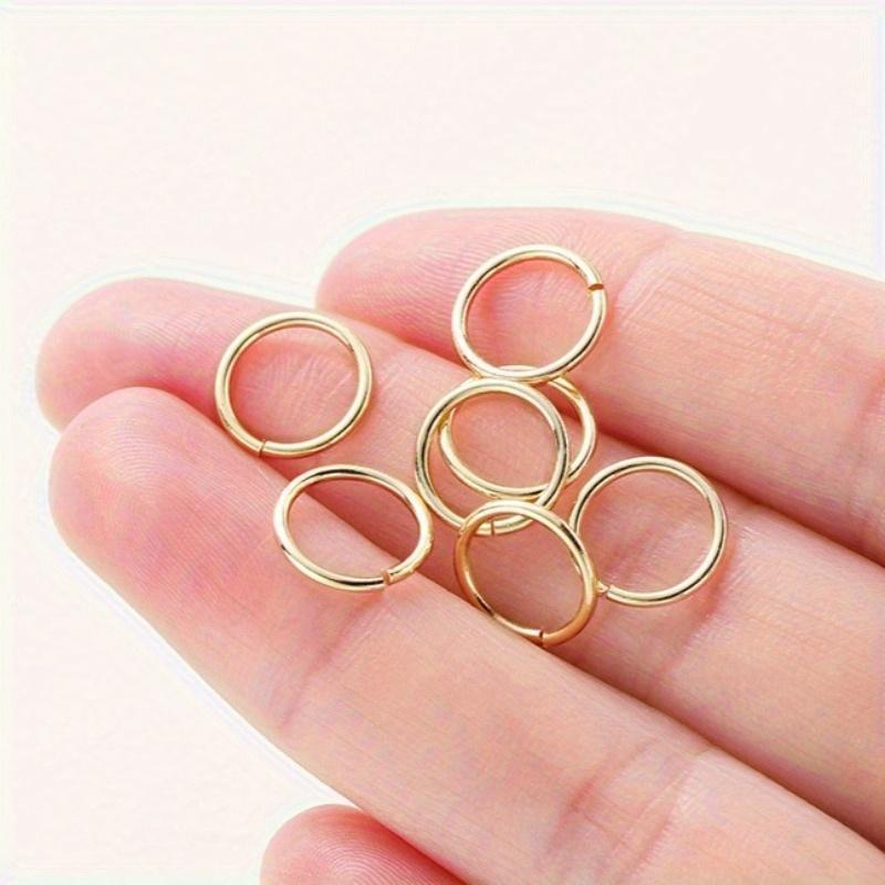 Solider Metall Offener O-Ring Naht Runder Biegering Kleidungsstücke Schuhe Lederhandwerk Tasche Schmuckzubehör Reparaturverbinder