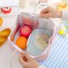 Portable Lunch Box Bag New Fashionable Simple Large Capacity Waterproof Bag Insulation Belt Rice Bag For Office Workers