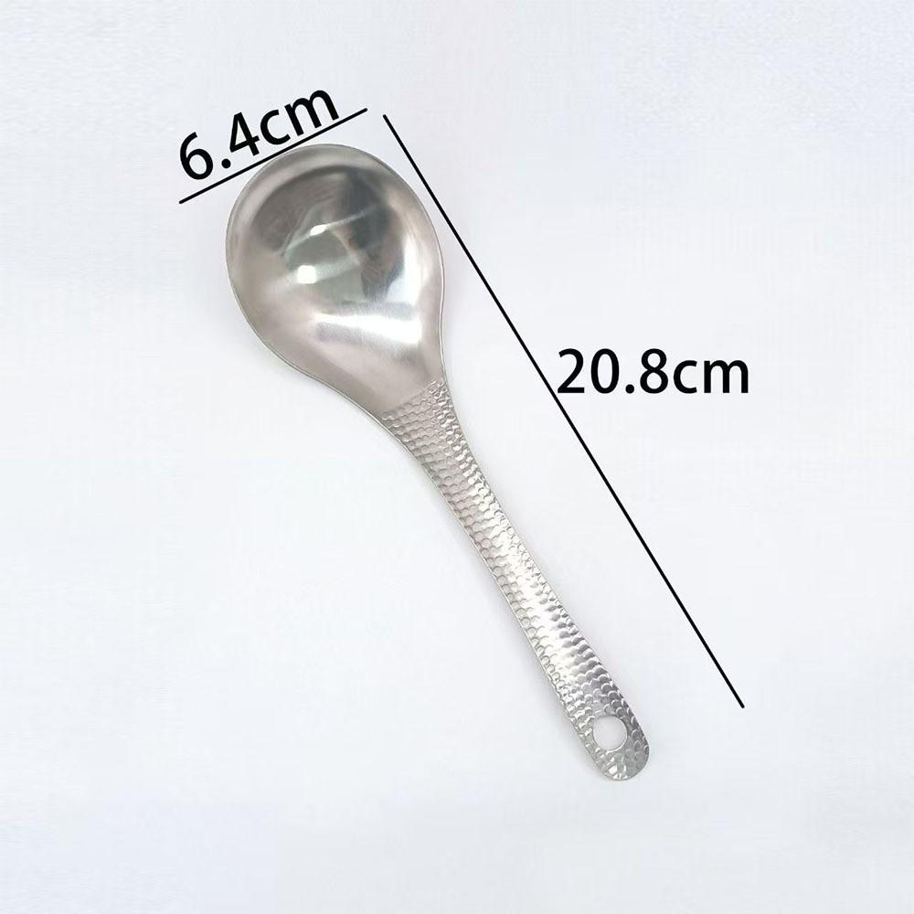 Míchací lžíce Nerezová lžíce Dlouhá rukojeť Lžíce na zmrzlinu Nová Naběra na polévku