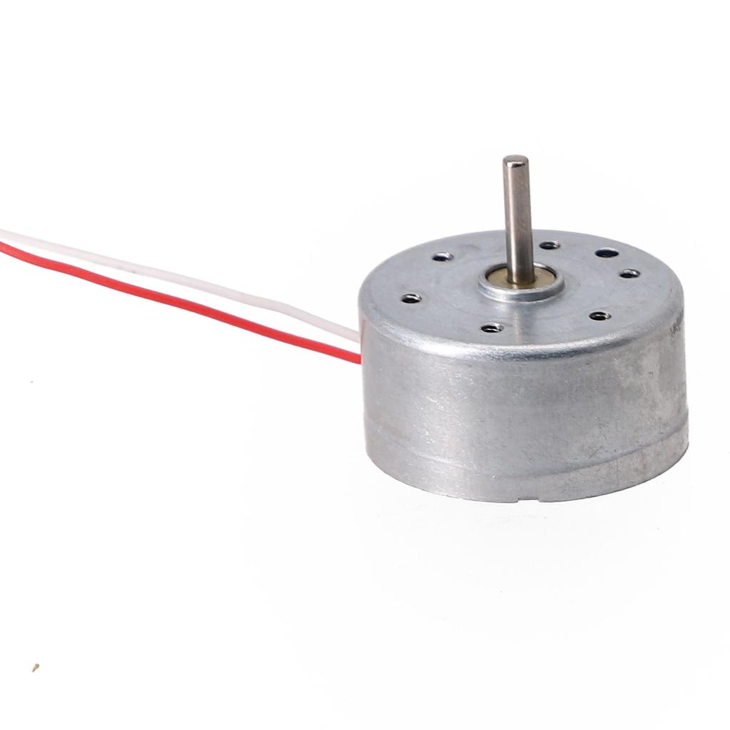 RF-300CA RC-300 DC 3V 5V 6V 10300RPM Mini 24mm Round Electric Motor 2mm Shaft SolarEquipment Supplies Generator Part Tool