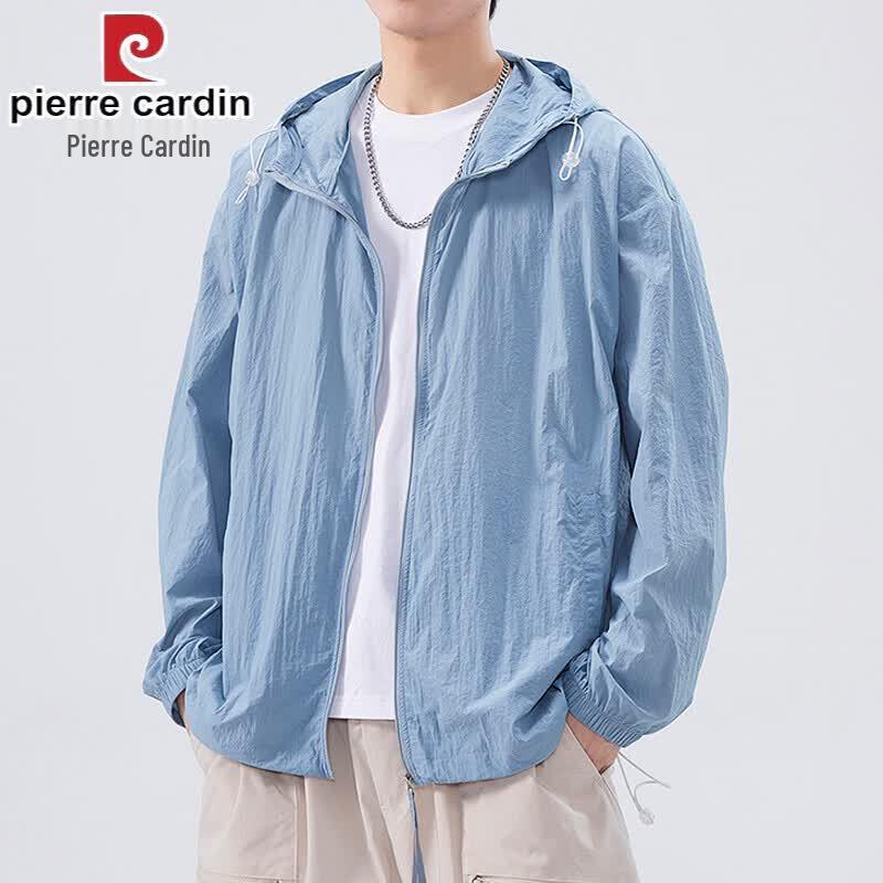 Pierre Cardin Men s Ice Silk UV Protection Hooded Jacket S