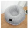 Detachable Felt Cat Bed: Semi-Enclosed Donut Tunnel for All Seasons