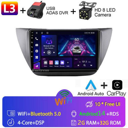 2 Din Android 12 Car Radio Multimedia Video Player For Mitsubishi Lancer 9 CS 2000 - 2010 Navigation GPS 4G Carplay Auto Stereo