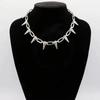 Punk Metalllegierung Nieten Choker Halskette Für Männer Gothic Mode Hip Hop Street Vintage Y2K Grunge Schmuck Trendige Accessoires
