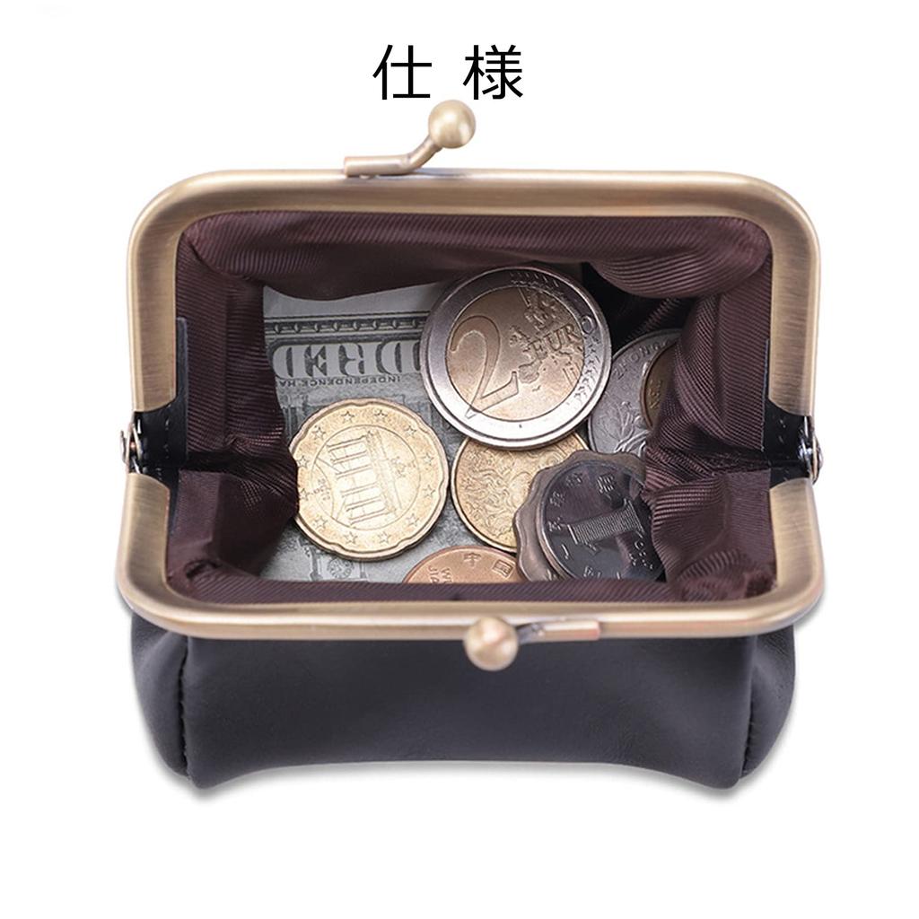 Damen Retro Mini Geldbörse mit Münzfach (Orange)