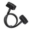 Car Auto 16 Pin Male to Female OBD2 Extension Cable Diagnostic Adapter 60cm 24inch Length