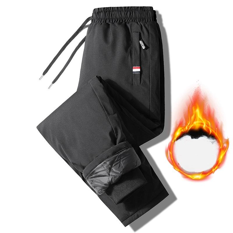 Plus Size Men s Cotton Pants Thickened Winter Straight Leg Versatile Outerwear Casual Men s Pants Winter Clothing Warm Thick Cotton Pants Men L