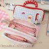 Large Capacity Dopamine House Pencil Bag Embroidered Pen Pencil Case Stationery Storage Bag  Kids