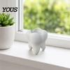 Decorative Storage Box Tooth Shape Toothbrush Holders for Bathrooms, Creative Pen Holder Desktop, Home Decor Small Organizer