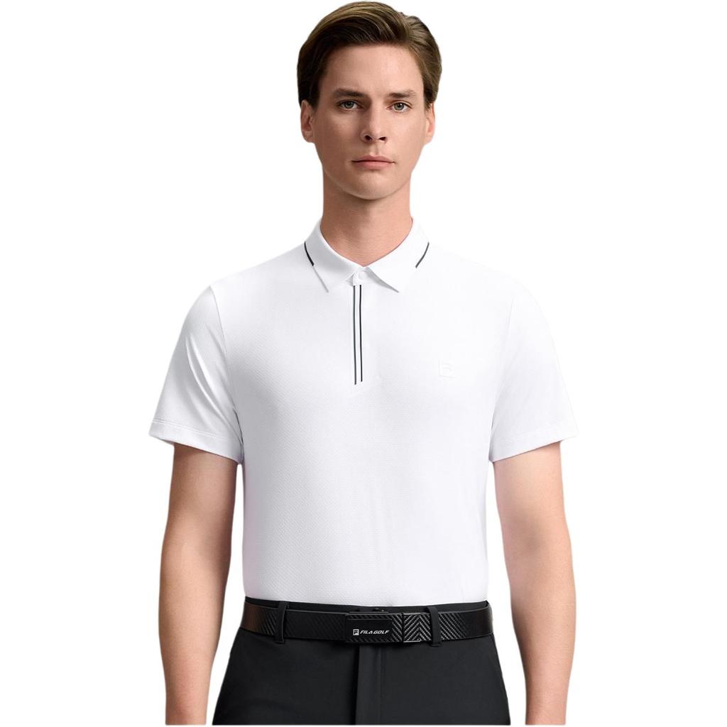 Fila Golf Series Contact Cool Simple Short Sleeve Polo Shirt Men Tops A11M635103FWT