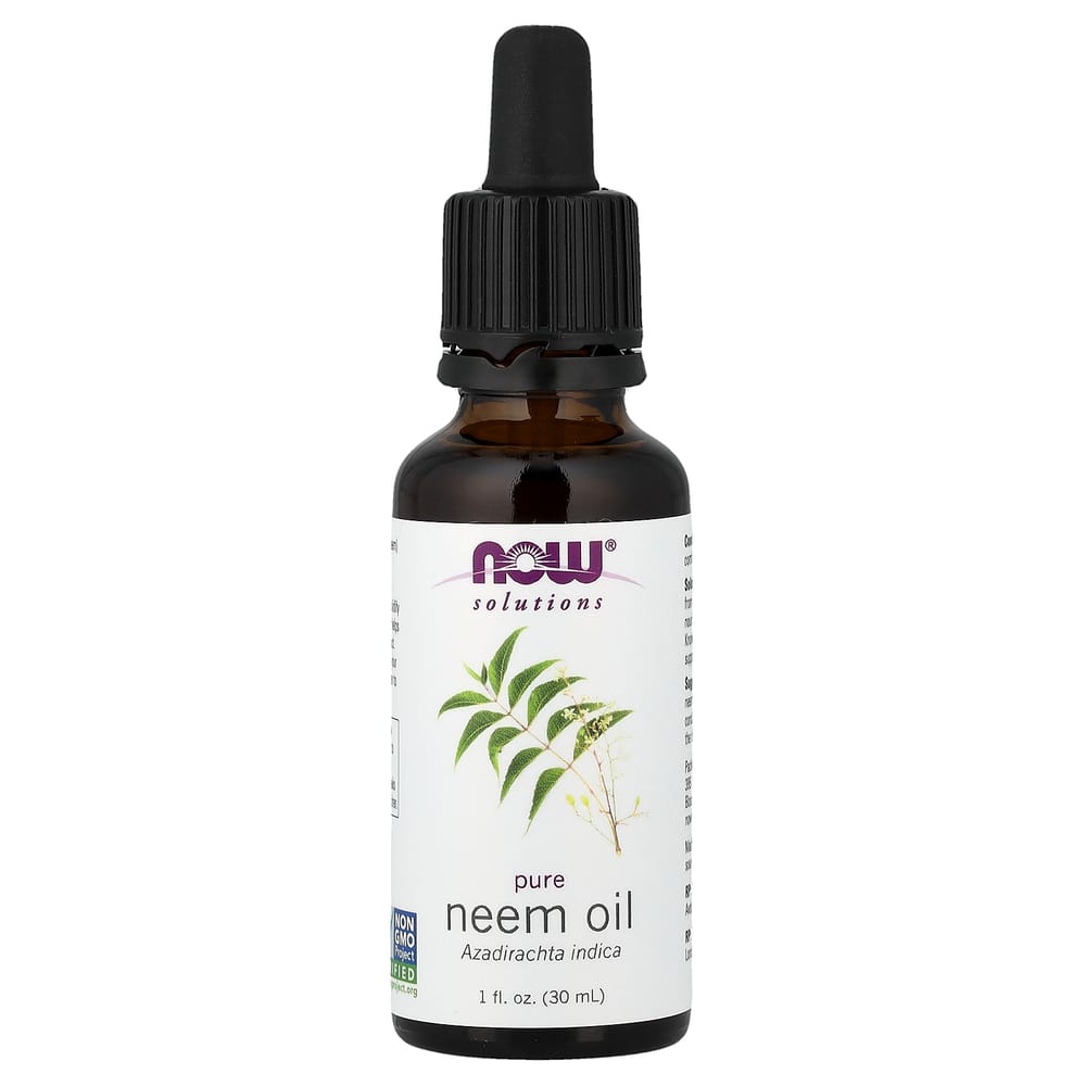 Now Foods Solutions 100% Pure Neem Oil, 30ml (1 fl oz)