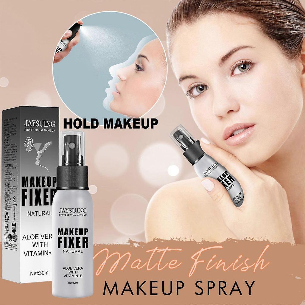 Jaysuing Makeup Mist Spray Makeup Natural Matte Refreshing Spray Waterproof Smear-Proof Makeup Mist Spray