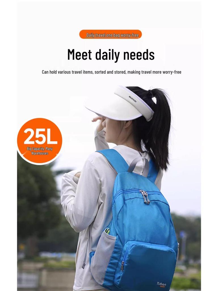 2023 Ultralight Waterproof Foldable Backpack for Short Trips