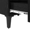 Nightstand 2 Pcs Black Oak Effect 40 X 35 X 50 Cm