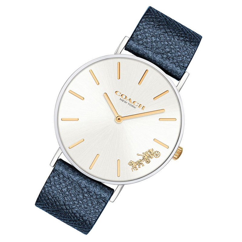 Coach Perry Blue Leather Women's Watch - 14503156