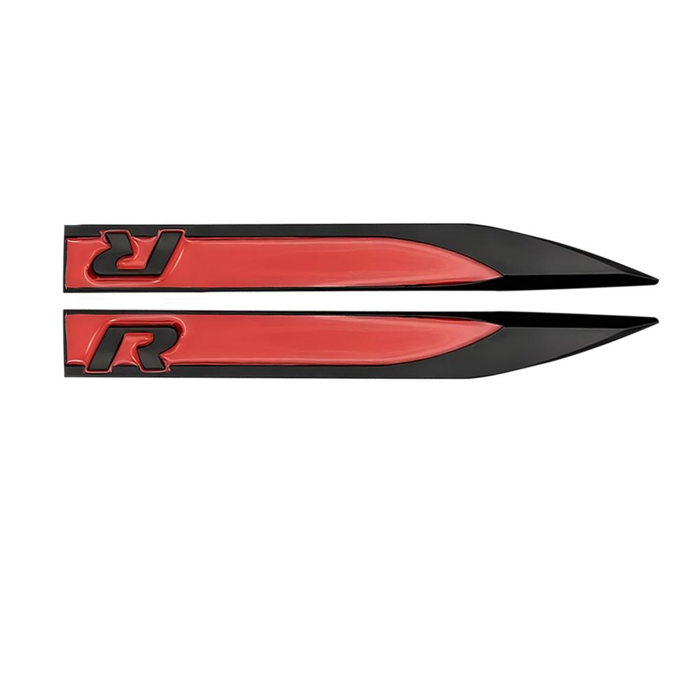 

For VW Volkswagen Jetta MK5 Golf 2pcs Car Emblem Fender Side Blade Stickers Decorative Auto Refit Accessories For Volkswagen VW 2pcs