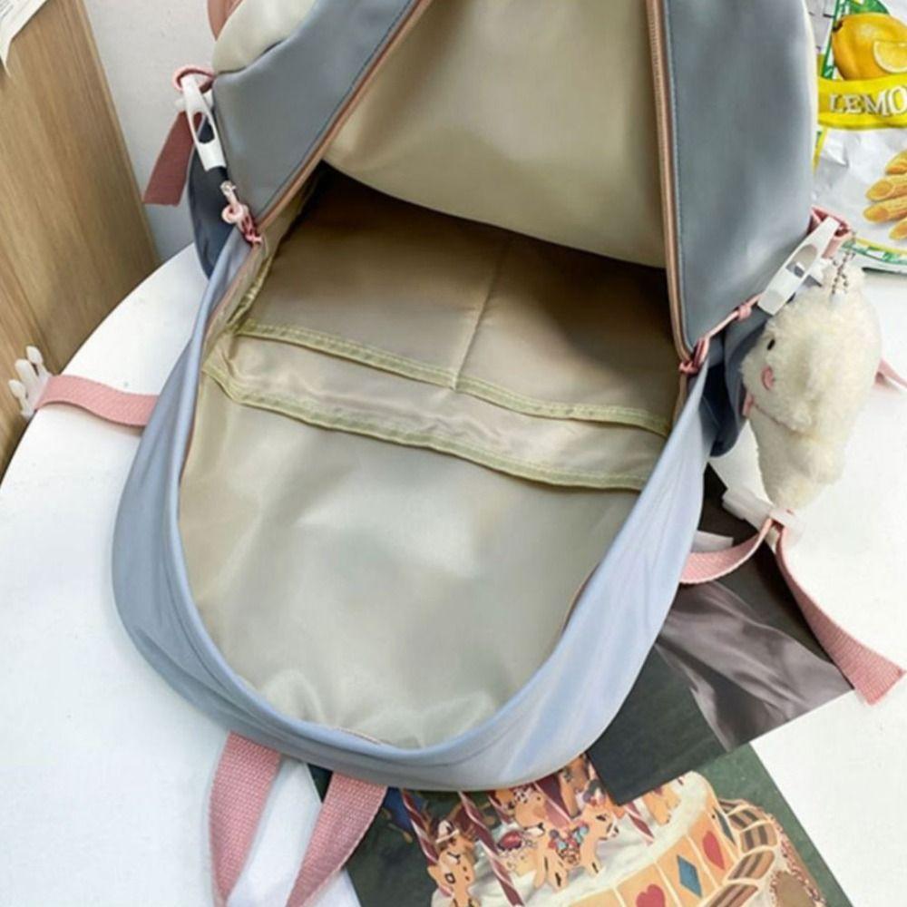 Ins Students School Bags Large Capacity Large Handbag Portable Girls Shoulder Bags Student