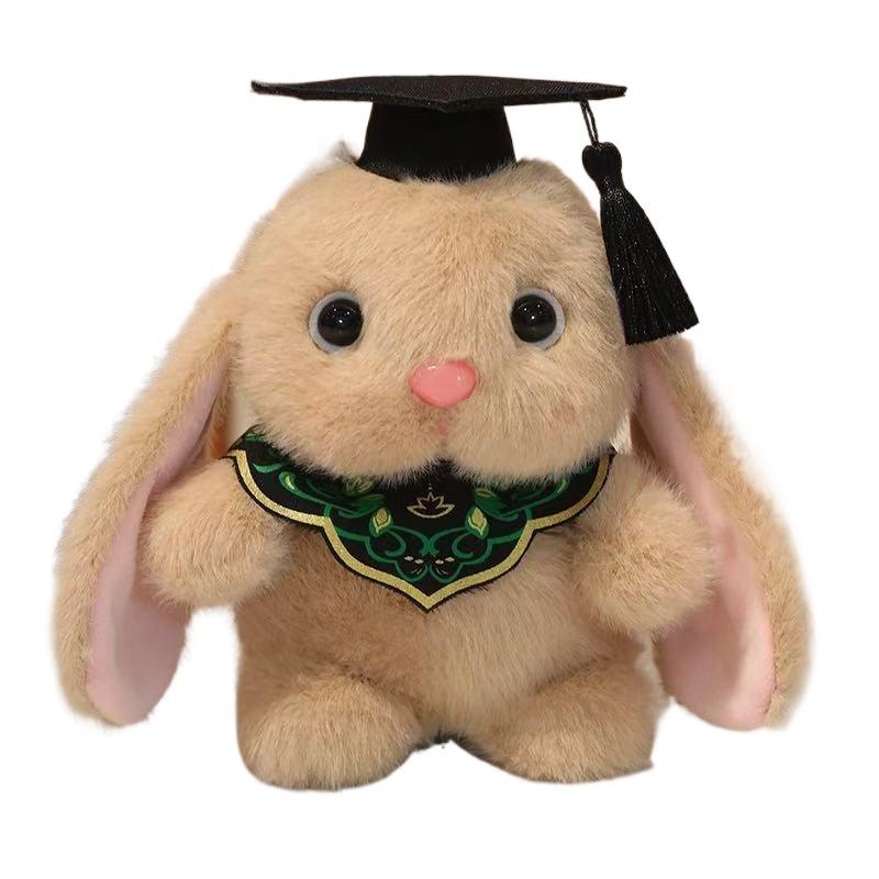 

Latest Cute Doctor Rabbit Doll Kawaii Stuffed Plush Toy Fun Handmade Doll Cartoon Anime Cute Children s Birthday Gift Doll 18cm