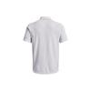 Under Armour Solid Color Polo Collar Pullover Short Sleeve Polo Shirt Men Tops White 1373690-100