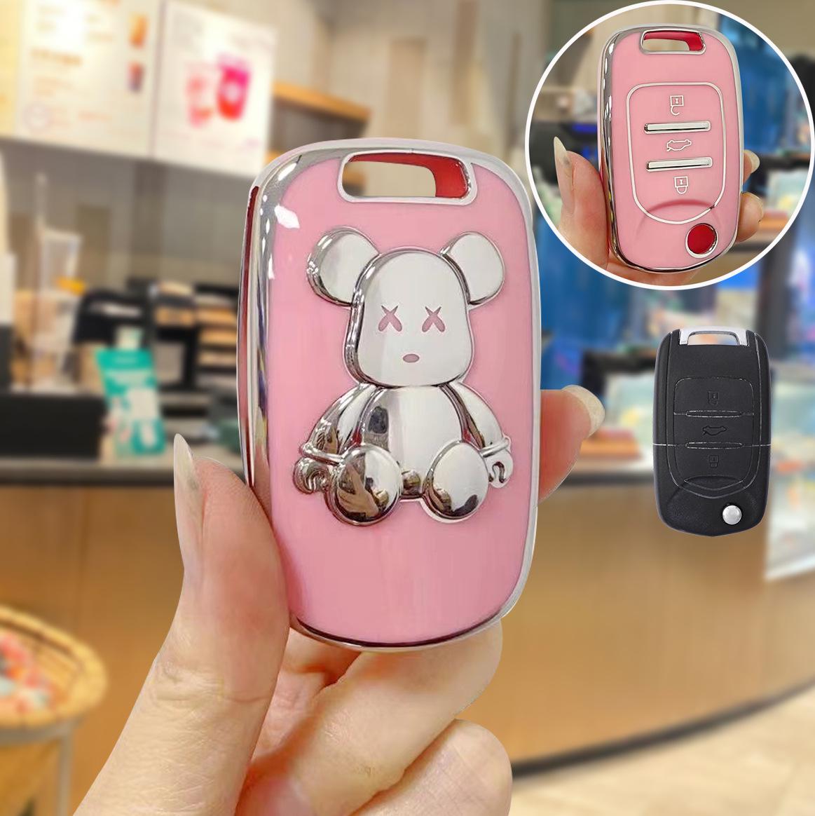 Wuling Hongguang Mini EV Key Cover for Macaron, Baojun, Capgemini, NanoEV - Third Gen.