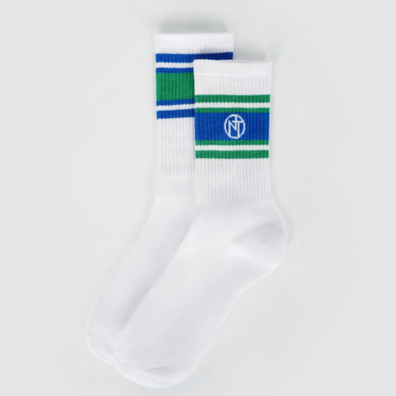 nitina [GIFT PACK] Logo Crew Socks 2set (Men's)