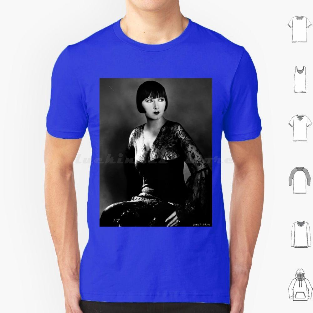 Mae Busch In 1925 T Shirt Cotton Men Women DIY Print Mae Busch Vamp Silent Film 1920s Flapper Old Hollywood Silent Movie Bobbed
