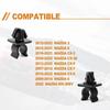 10Pcs Black Car Hood Prop Rod Clip Auto Fastener Hood Bonnet Prop Rod External Testing For Hood Vehicle Car Accessories