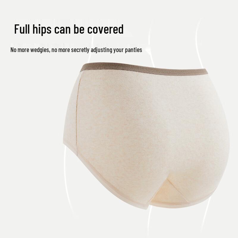 Mengbati Women's High Waist Seamless Briefs 3-Pack